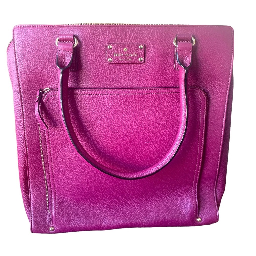 Kate Spade Fern Rose Baxter Street Bag in Red Plum, with tags!! never used.